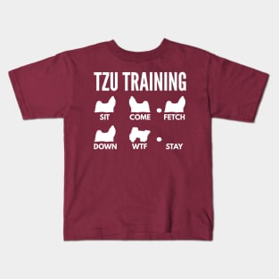 Shih Tzu Training Shih Tzu Dog Tricks Kids T-Shirt